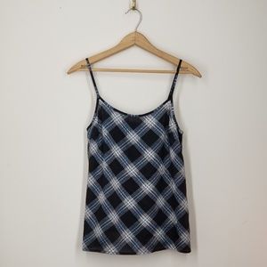 The Limited NWT Plaid Silky Cami